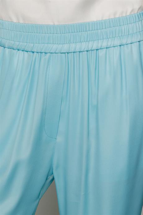 Elastan Kemerli Bol Kesim Pantolon