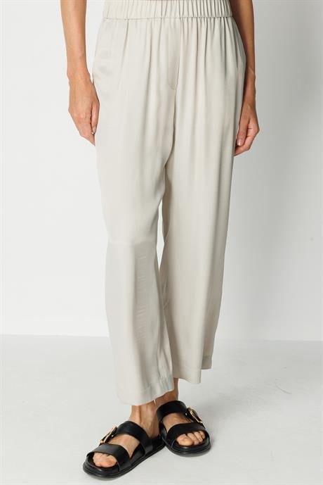 Elastan Kemerli Bol Kesim Pantolon