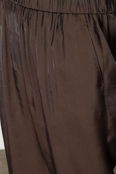 ELASTAN KEMERLİ BOL KESİM PANTOLON