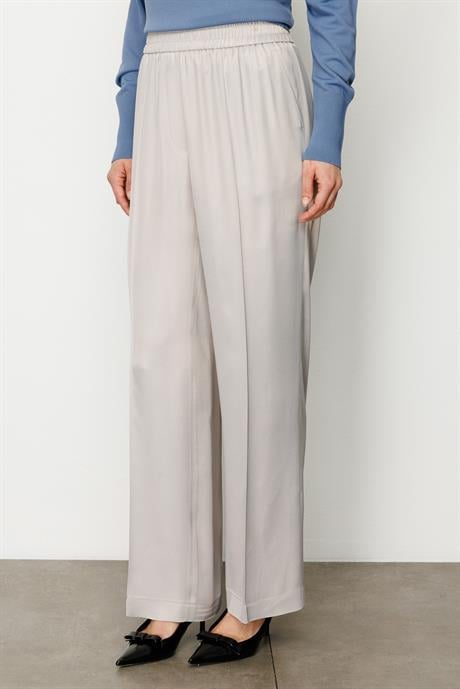 Elastan Kemerli Bol Kesim Pantolon