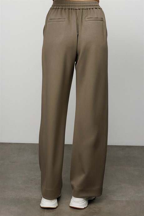 Elastan Kemerli Bol Kesim Sweat Pantolon