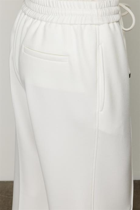 Elastan Kemerli Bol Kesim Sweat Pantolon