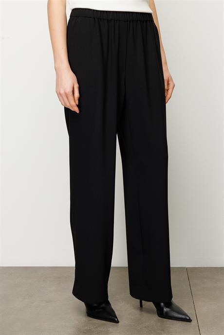 Elastan Kemerli Cepli Bol Pantolon