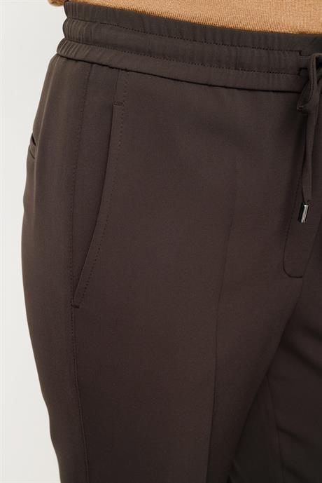 Elastan Kemerli Cepli Pantolon