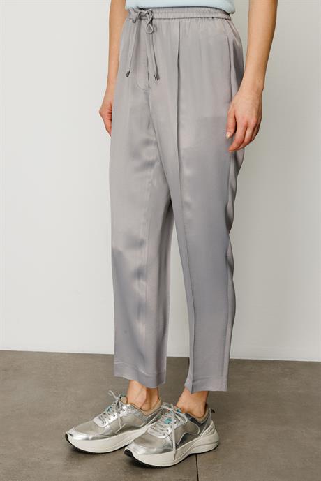 Elastan Kemerli Cepli Pantolon