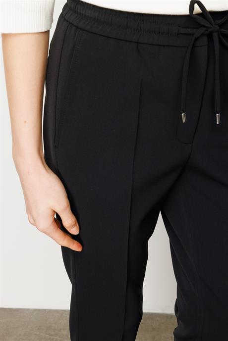 Elastan Kemerli Cepli Pantolon