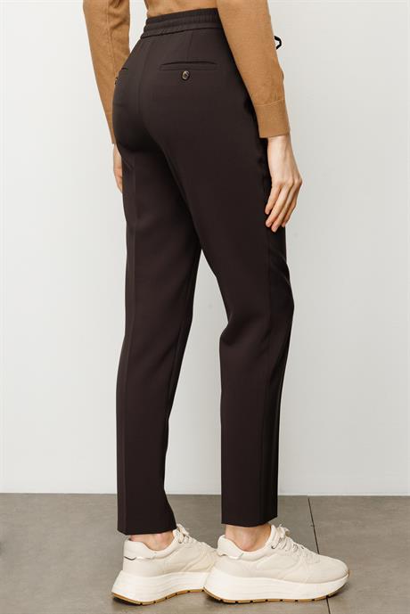 Elastan Kemerli Cepli Pantolon