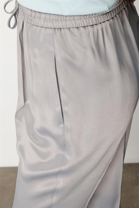 Elastan Kemerli Cepli Pantolon