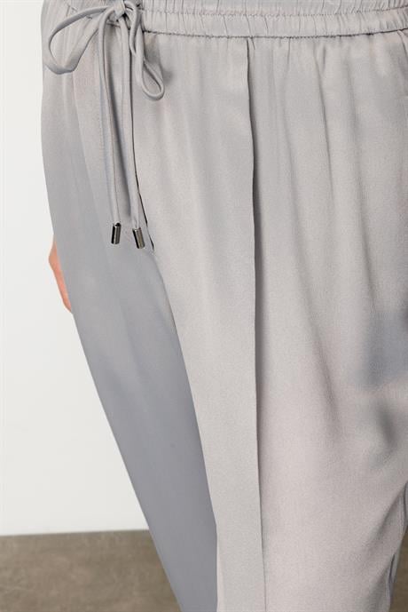 Elastan Kemerli Cepli Pantolon
