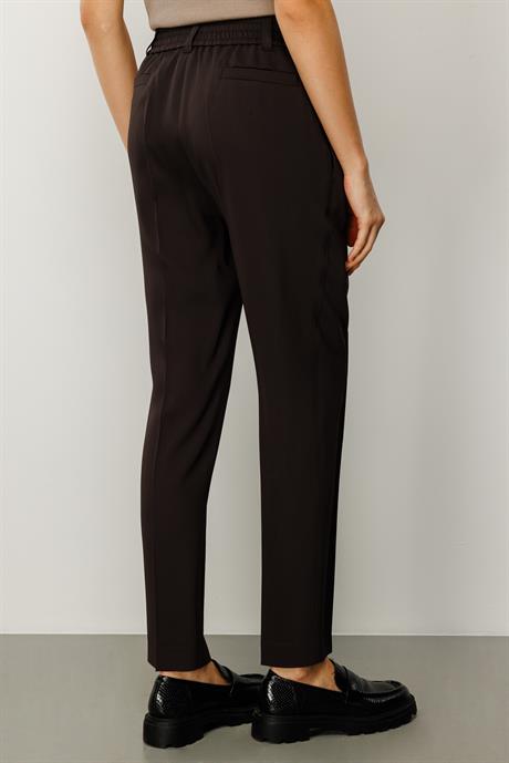 Elastan Kemerli Dar Paça Pantolon