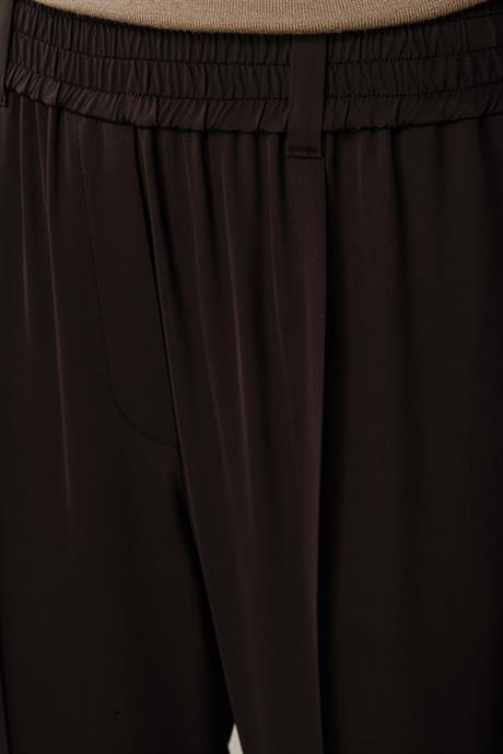 Elastan Kemerli Dar Paça Pantolon