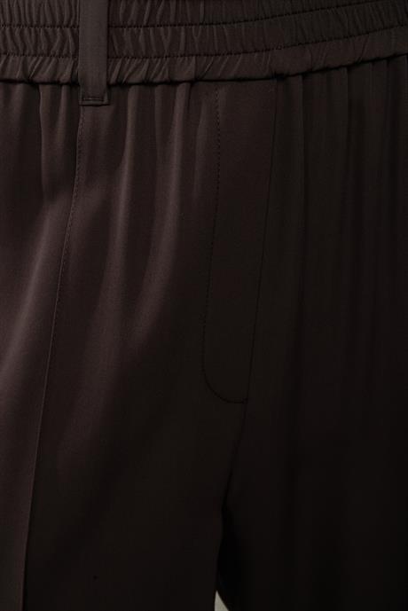 Elastan Kemerli Dar Paça Pantolon