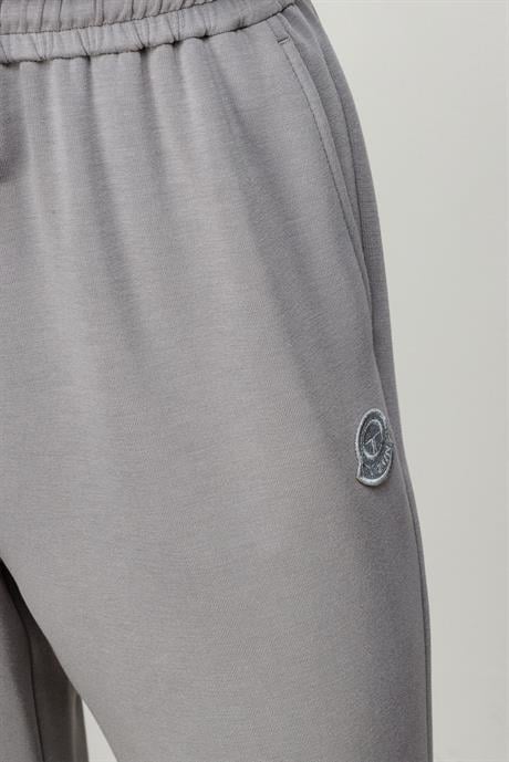 Elastan Kemerli Paçası Lastikli Sweat Pantolon