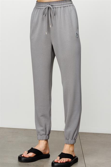 Elastan Kemerli Paçası Lastikli Sweat Pantolon