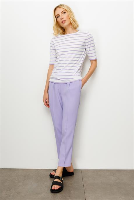 Elastan Kemerli Slim Paça Pantolon