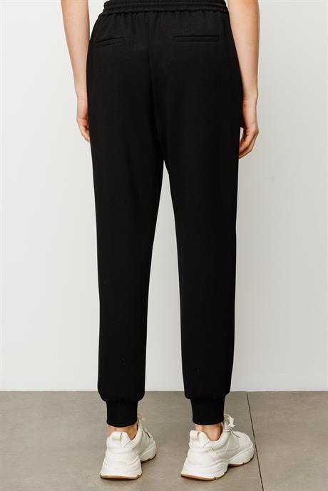Elastan Kemerli Sweat Pantolon