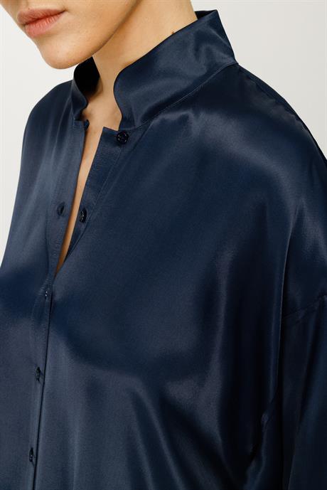 Hakim Yaka Oversize Bluz