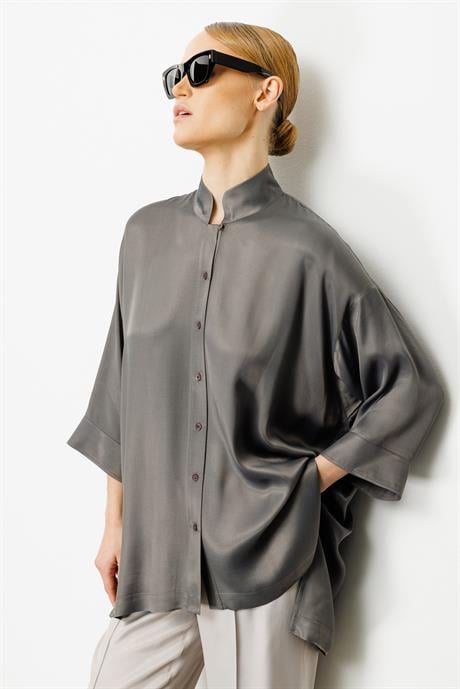 Hakim Yaka Oversize Bluz
