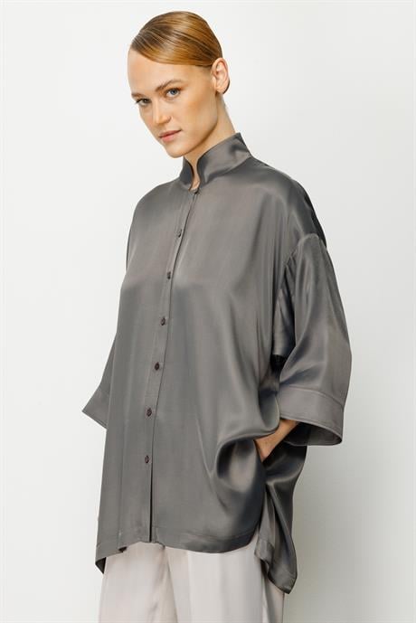 Hakim Yaka Oversize Bluz