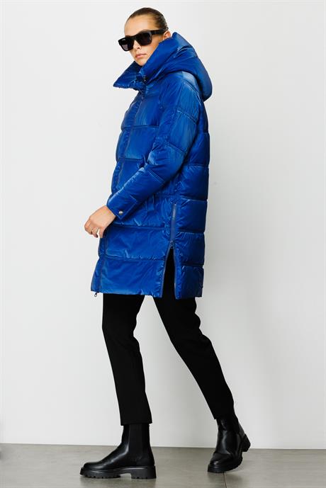 Kapüşonlu Fermuarlı Anorak