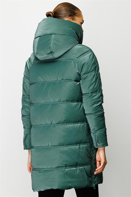 Kapüşonlu Fermuarlı Anorak