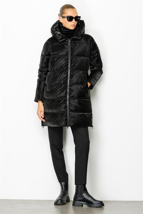 Kapüşonlu Fermuarlı Anorak