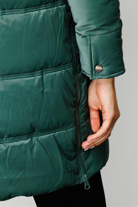 Kapüşonlu Fermuarlı Anorak