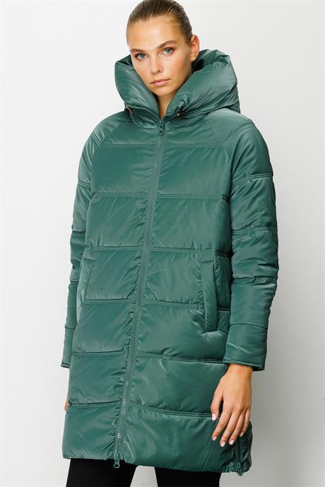 Kapüşonlu Fermuarlı Anorak