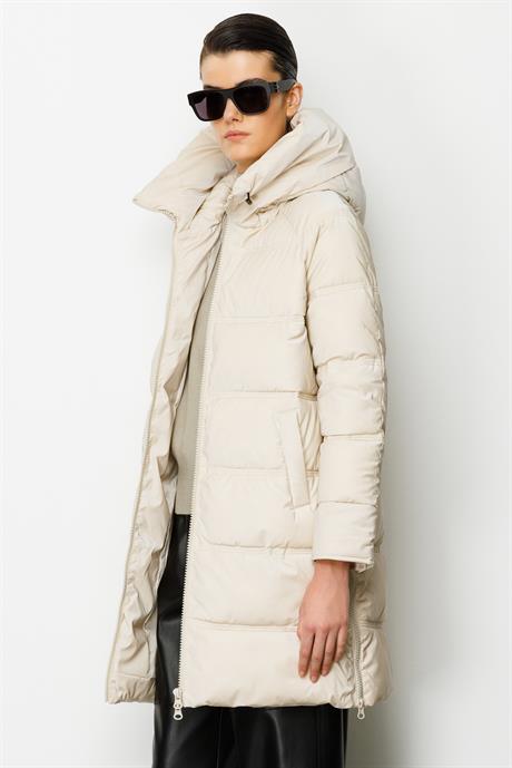 Kapüşonlu Fermuarlı Anorak