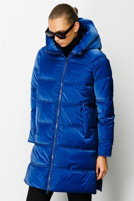 Kapüşonlu Fermuarlı Anorak
