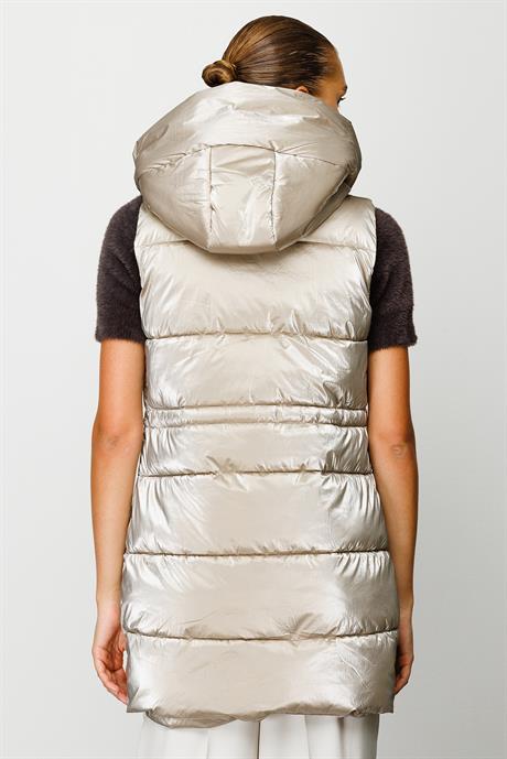 Kapüşonlu Kolsuz Anorak