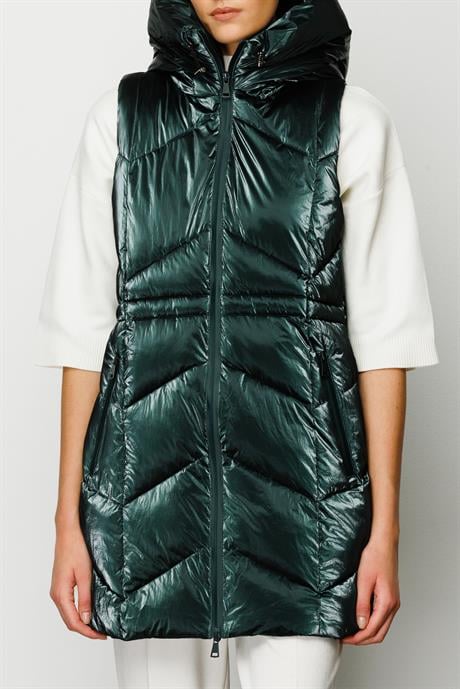 Kapüşonlu Kolsuz Anorak