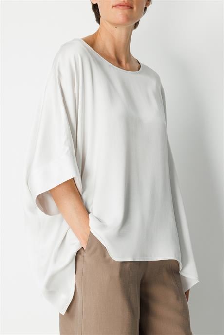 Kayık Yaka Oversize Bluz