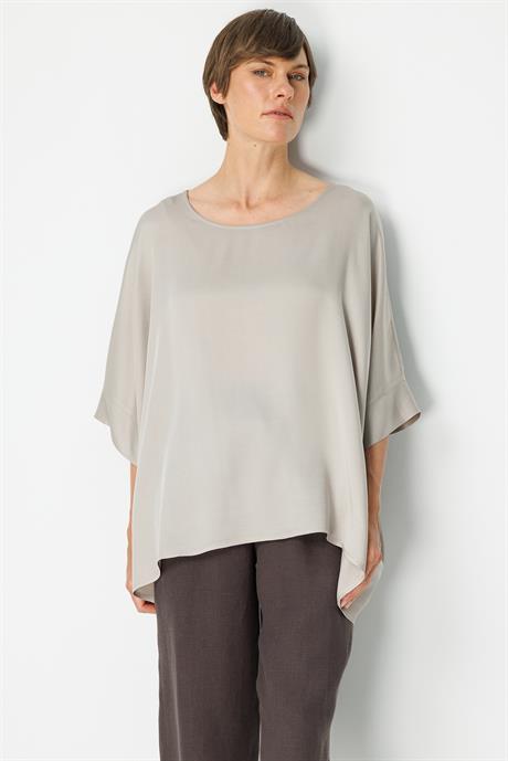Kayık Yaka Oversize Bluz
