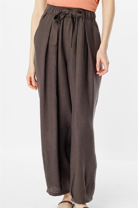 Keten Bol Kesim Pantolon