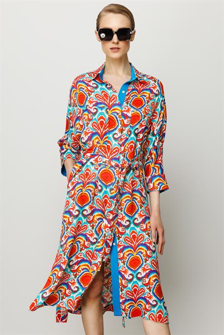 Kimono Kol Empirme Elbise