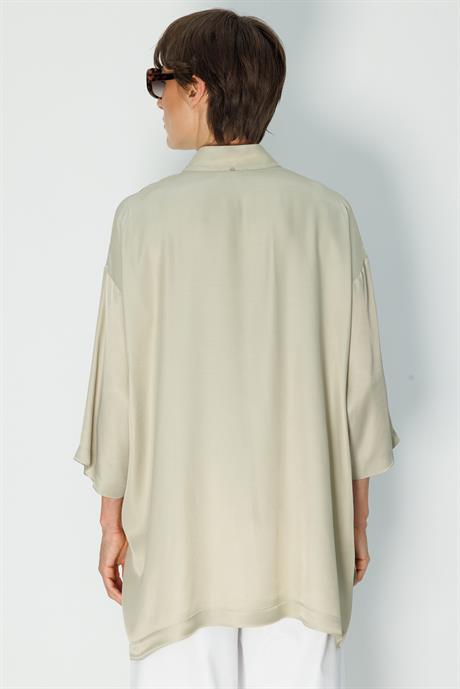 Kimono Yaka Oversize Bluz