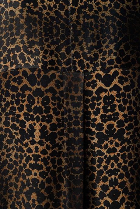 Leopar Gömlek Elbise