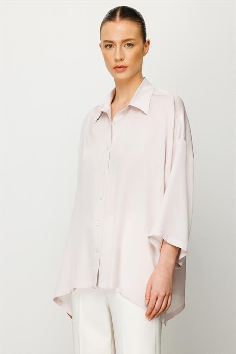 Oversize Düşük Kol Bluz