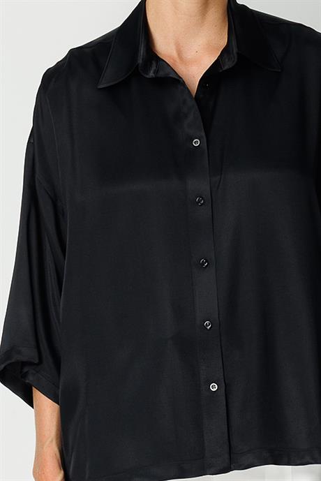 Oversize Düşük Kol Bluz