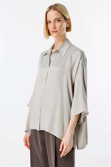 Oversize Düşük Kol Bluz