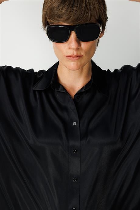 Oversize Düşük Kol Bluz