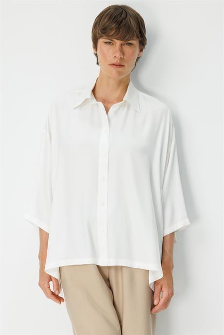 Oversize Düşük Kol Bluz