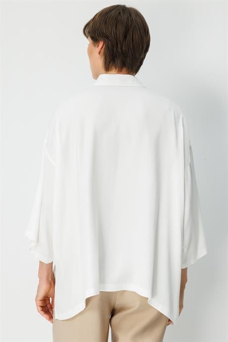 Oversize Düşük Kol Bluz