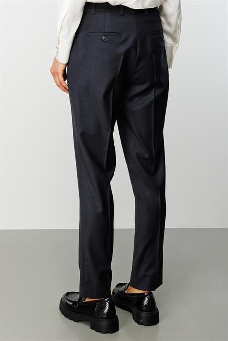 Slim Fit Cepli Yün Pantolon