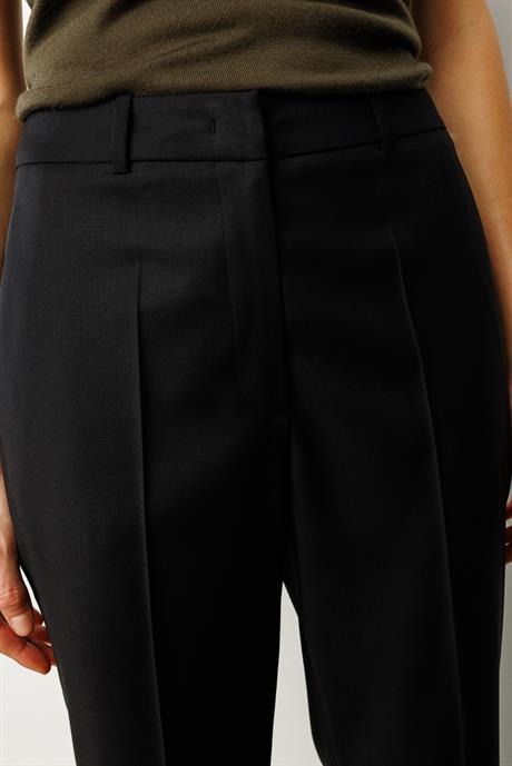 Slim Fit Cepli Yün Pantolon