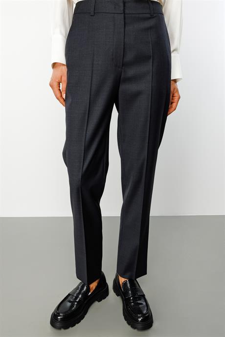Slim Fit Cepli Yün Pantolon