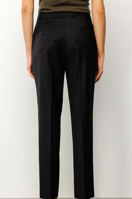 Slim Fit Cepli Yün Pantolon