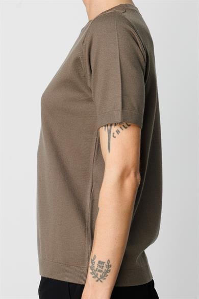 0 Yaka Yarım Kol Triko