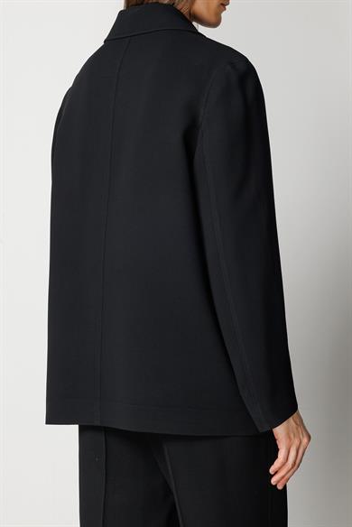 Dıştan Cepli Oversize Ceket